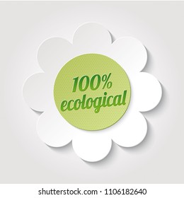 Flower ecological symbol