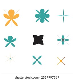 Flower element Clour full vector