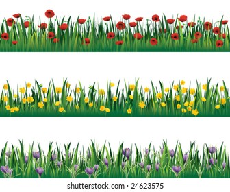 flower elements 2 - vector