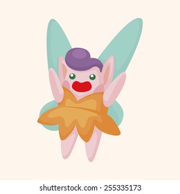flower elf theme elements