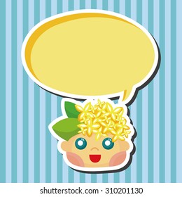 flower elf theme elements