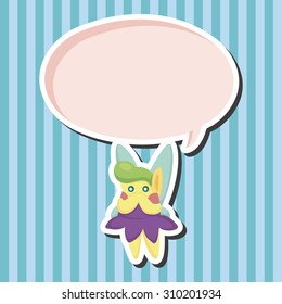 flower elf theme elements