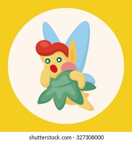 flower elf theme elements