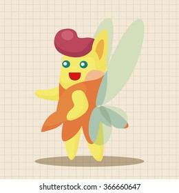 flower elf theme elements