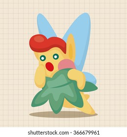 flower elf theme elements