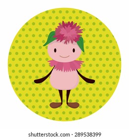 flower elf theme elements vector,eps