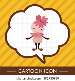 flower elf theme elements vector,eps