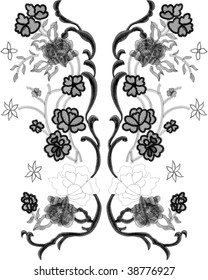flower embroidery
