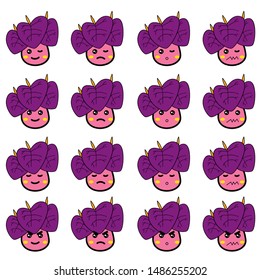 flower emoticon or smile icon for user interface and social media