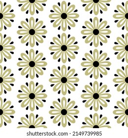 Flower ethnic folk decorative ornamental pattern