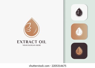 flower extract or oil drop luxury for beauty, cosmetics, yoga and spa.