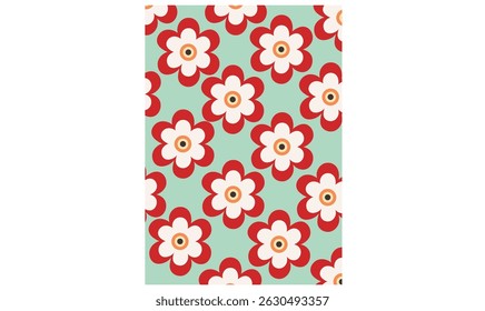 Fondo de diseño de patrón de vestido de tela de flores para su uso.