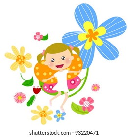 flower fairy and flower