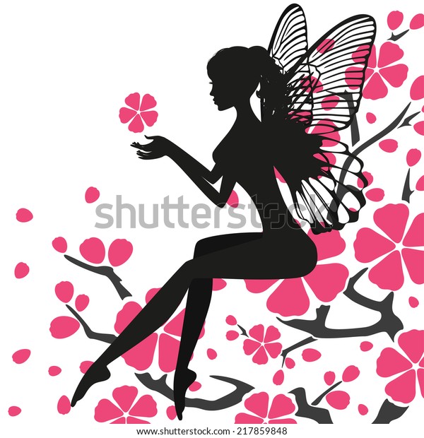 Image vectorielle de stock de Flower Fairy 217859848