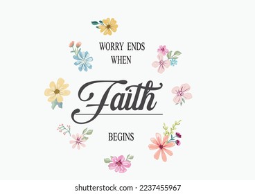 flower faith vector design
watercolor