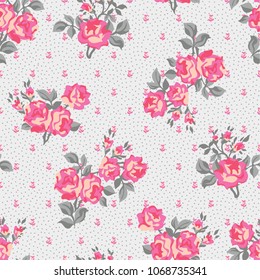 Flower Fashion Texture Background Pattern Print.