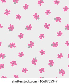 Flower Fashion Texture Background Pattern Print.