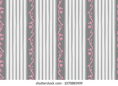 Flower Fashion Texture Background Pattern Print.