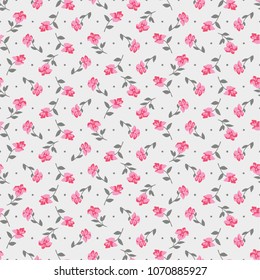 Flower Fashion Texture Background Pattern Print.