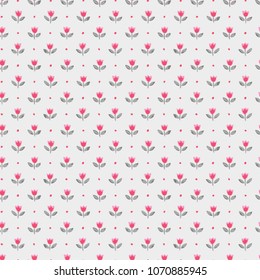 Flower Fashion Texture Background Pattern Print.