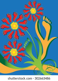 Flower Feet