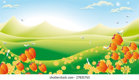 Flower field