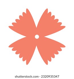 Flower Figure Icon Vector Illustration