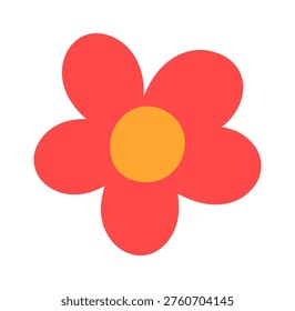 Flower and five petal