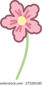 Flower and five rounded