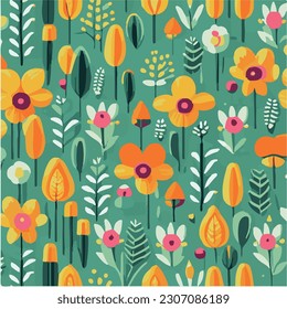 flor, plano, obras de arte, árbol, retro