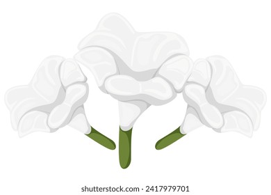 Flower Flat Decor Sticker Design