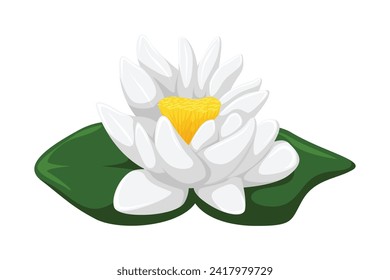 Blumenflattedekor-Stickerdesign 