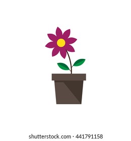 flower flat design illustration