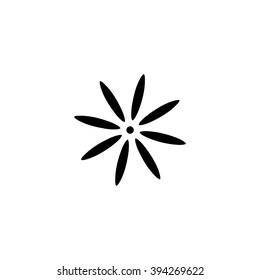 Flower flat icon