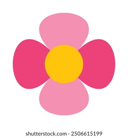 Diseño de icono plano de flor para personal y Uso comercial