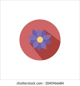 a flower flat icon illustration