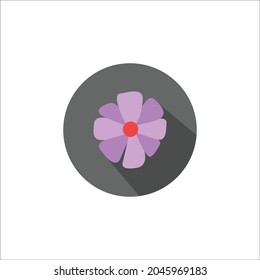 a flower flat icon illustration