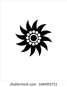 flower flat icon,vector best flat flower design icon.