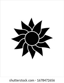 flower flat icon,vector best flower design icon.