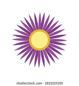 Blumenflaechen-Design, natürliche Blumengartendekoration und Botanik-Thema Vektorgrafik