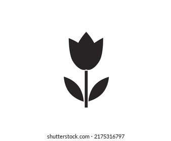 Flower Flat Vector Icon (tulip, Crocus, Snowdrop)