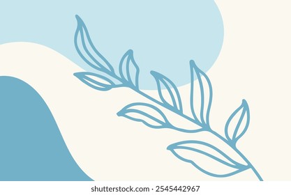 flower flat wallpaper with retro style