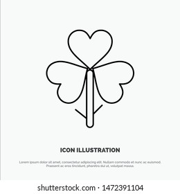 Flower, Flora, Floral, Flower, Nature Line Icon Vector