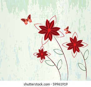 Flower floral background