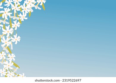 Flower floral border background banner frame vector illustration for Mother’s day, father’s day, valentines, spring,  summer, anniversary template decoration for specials day.
