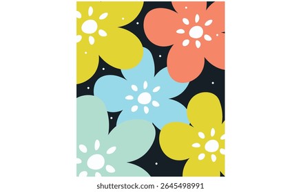 Flower floral fabric pattern background for use.