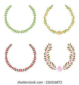 Flower and floral frames collection for your design, invitations, cards