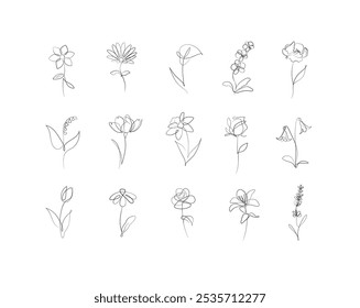 flower, floral, garden, rose, tulip, bell, camellia, daffodil, blanket, daisy, calla, lavender, lily, peony, poppy, wallflower, beauty, art, line, linear, style, illustration, chamomile, icon, icons, 