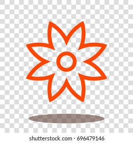 flower floral herb icon vector isolated