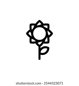 flower, floral icon vector design template